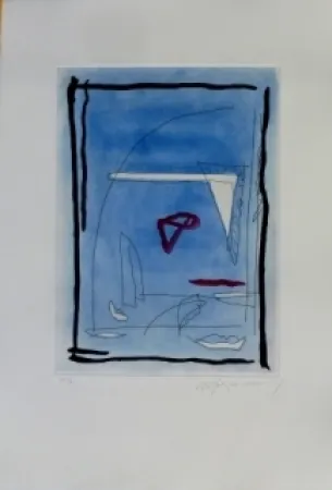 Acquaforte E Acquatinta Ràfols Casamada - Composition 12