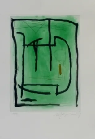 Acquaforte E Acquatinta Ràfols Casamada - Composition 14