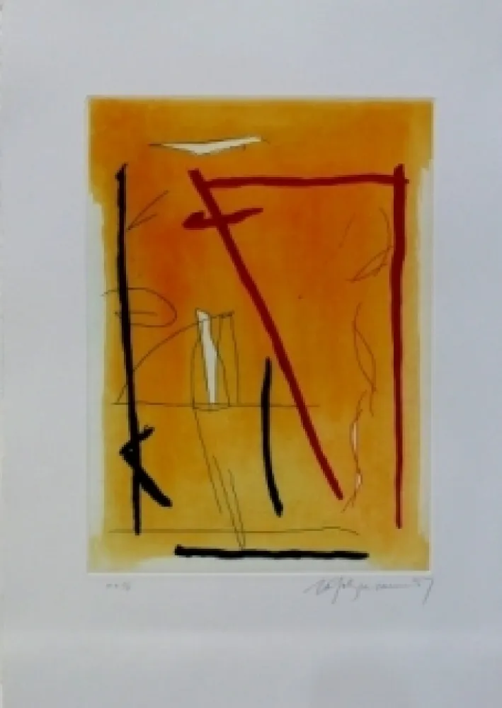 Acquaforte E Acquatinta Ràfols Casamada - Composition 16