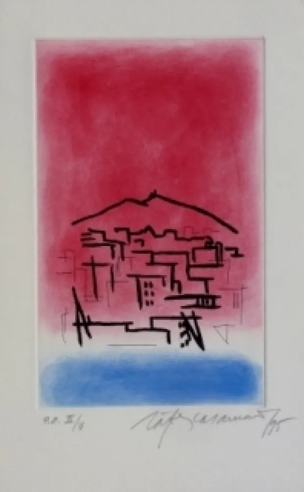 Acquaforte E Acquatinta Ràfols Casamada - Composition 4