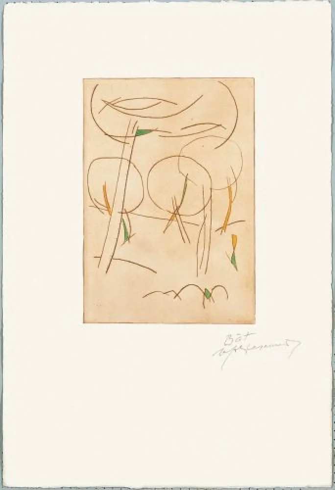 Incisione Ràfols Casamada - El bosc-5