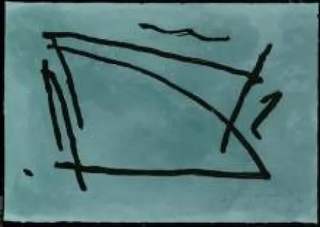 Acquatinta Ràfols Casamada - El passeig del poeta / The Poet's Walk