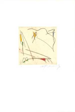 Incisione Ràfols Casamada - Estels 1