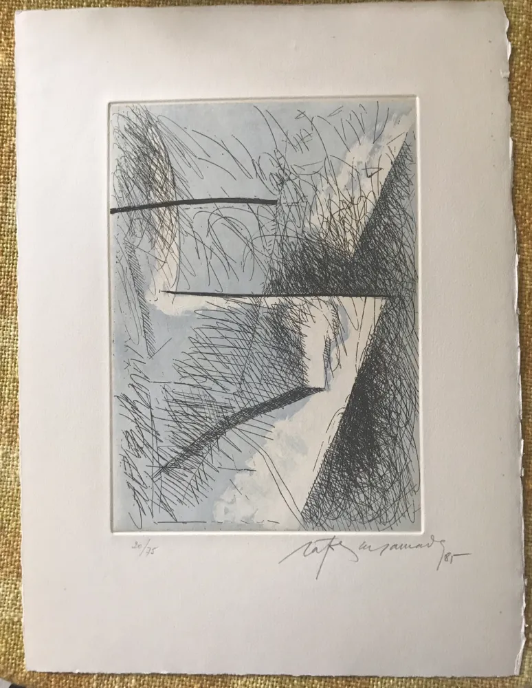 Incisione Ràfols Casamada - Estrats I