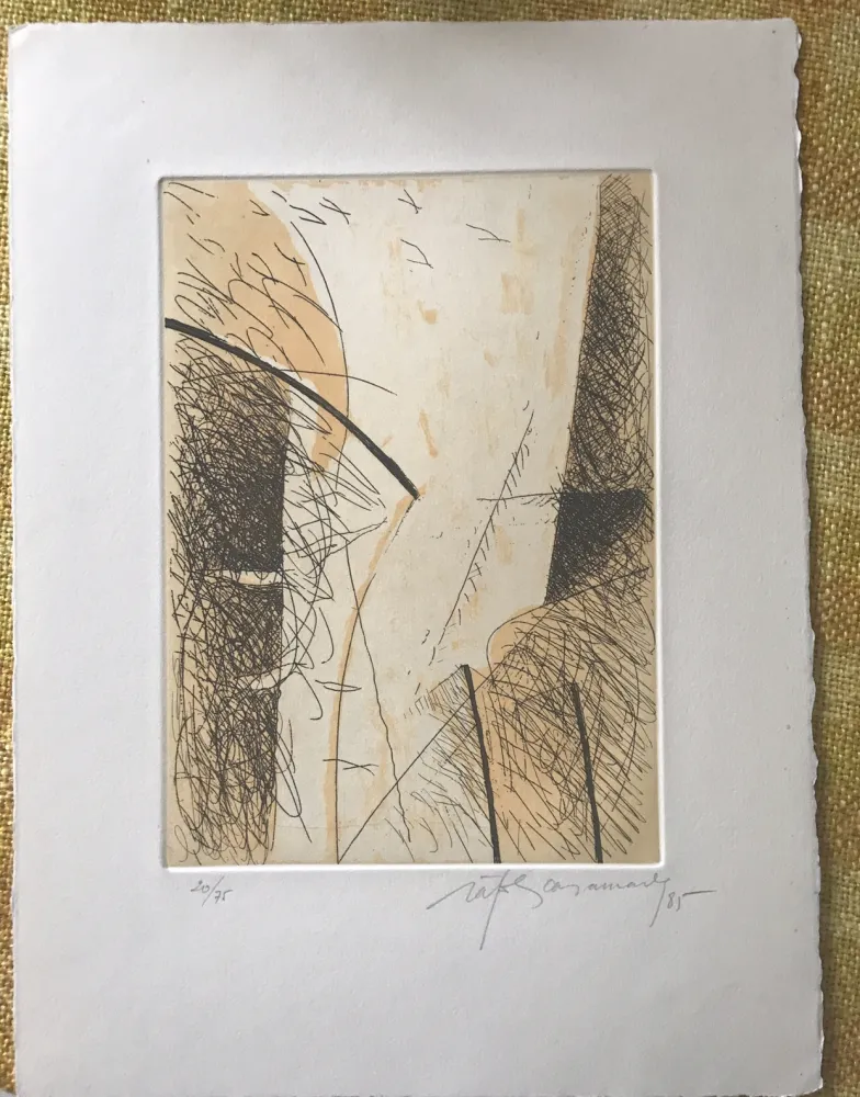 Incisione Ràfols Casamada - Estrats II