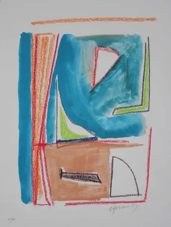 Litografia Ràfols Casamada - Estructures 2