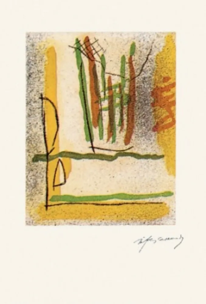 Incisione Ràfols Casamada - Floral-1	 