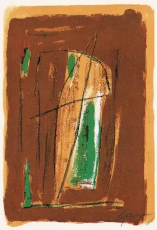 Litografia Ràfols Casamada - La tardor-4	