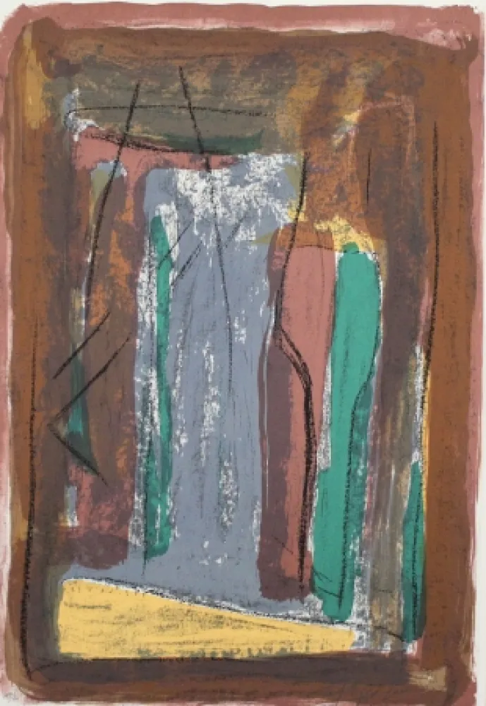 Litografia Ràfols Casamada - La Tardor 7 / Autumn 7