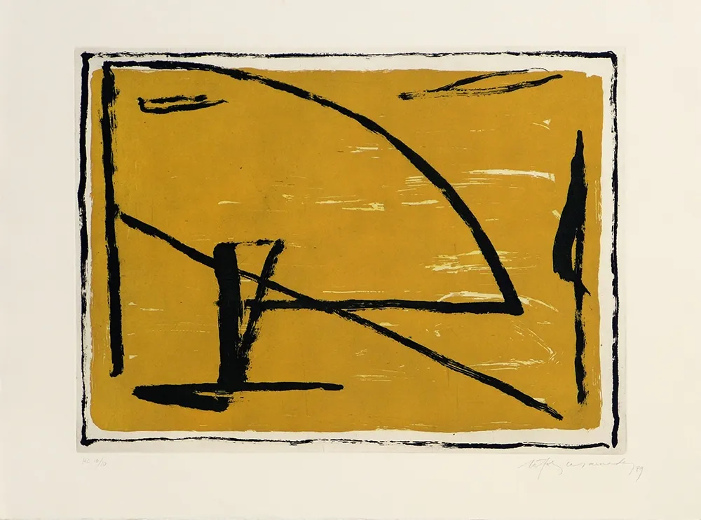 Incisione Ràfols Casamada - Los elementos II. Aire