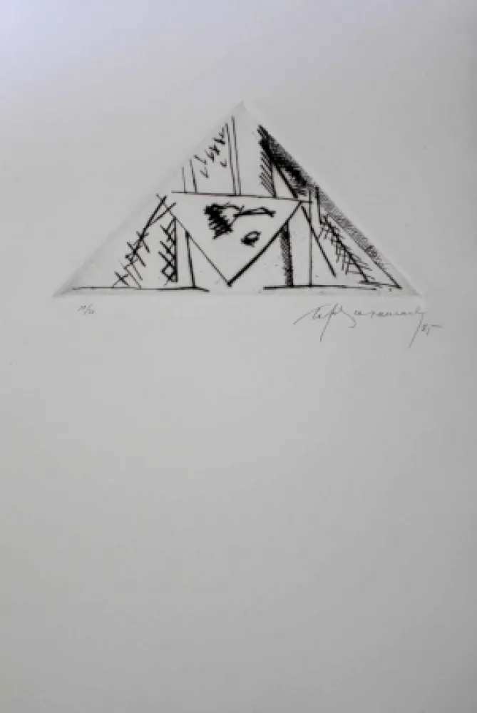 Incisione Ràfols Casamada - Luna Park 2