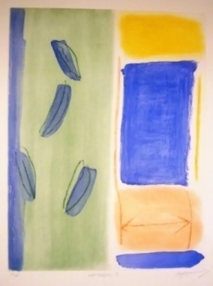 Acquaforte E Acquatinta Ràfols Casamada - Mediterraneo I 