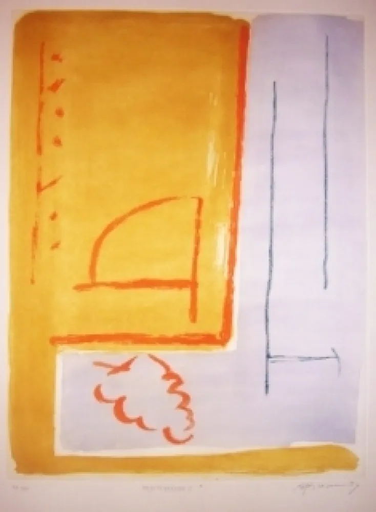 Acquatinta Ràfols Casamada - Mediterraneo II