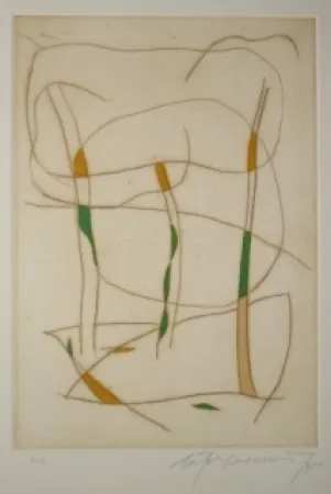 Acquaforte E Acquatinta Ràfols Casamada - Sans titre 15