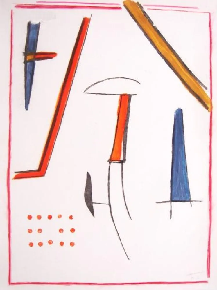 Incisione Ràfols Casamada - Signes gran