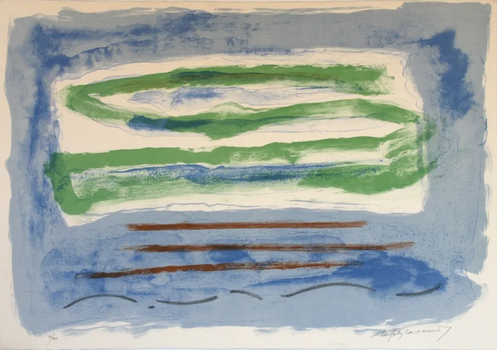 Litografia Ràfols Casamada - Sin título