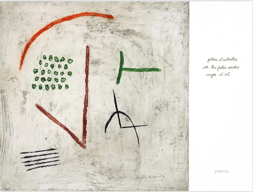 Incisione Ràfols Casamada - Vinya