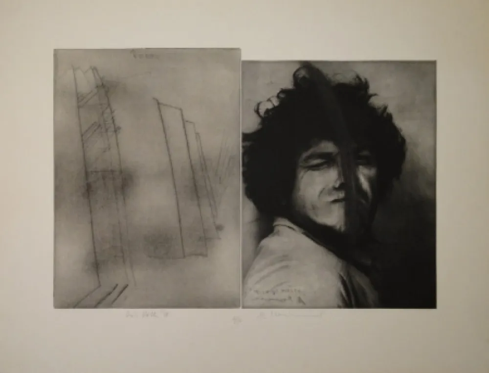 Incisione Rainer - Doppelporträt oder Stirnspalt 