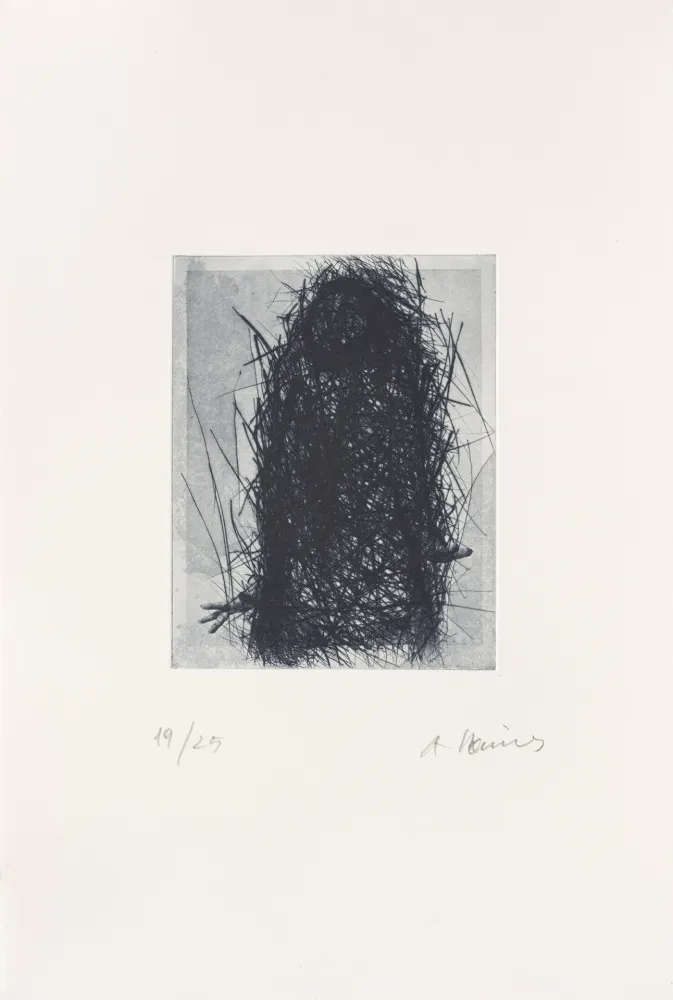 Incisione Rainer - Überdeckte Selbstdarstellung (Körperpose)