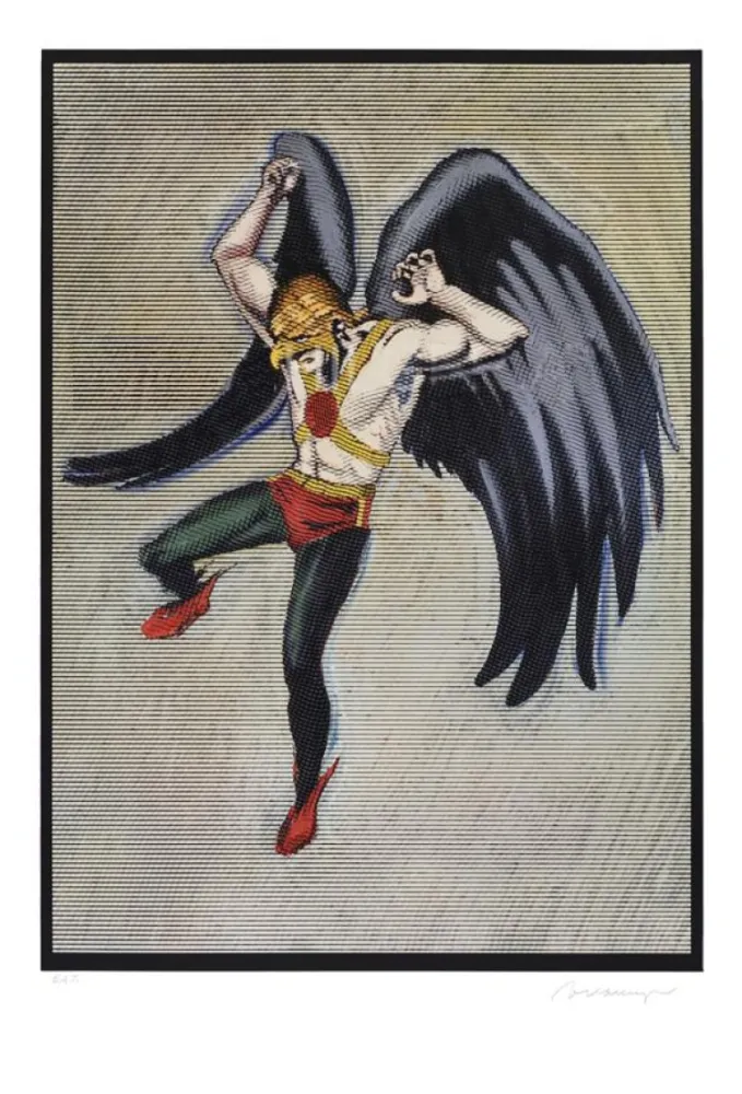 Incisione Su Legno Ramos - Hawkman