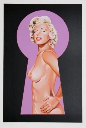 Litografia Ramos - Peek a Boo Marilyn 2