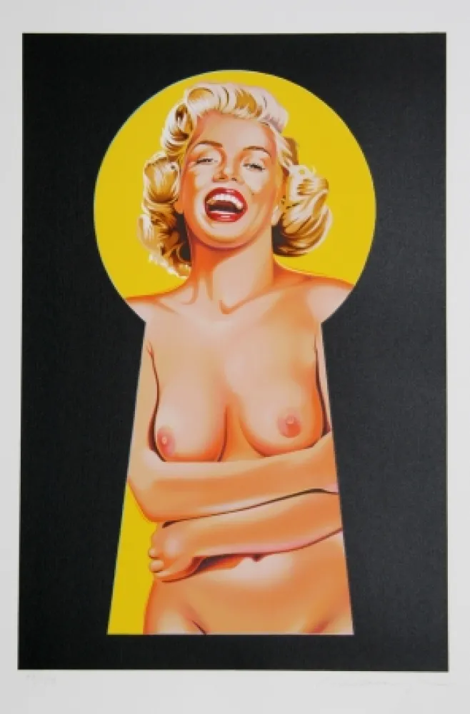 Litografia Ramos - Peek a Boo Marilyn 3