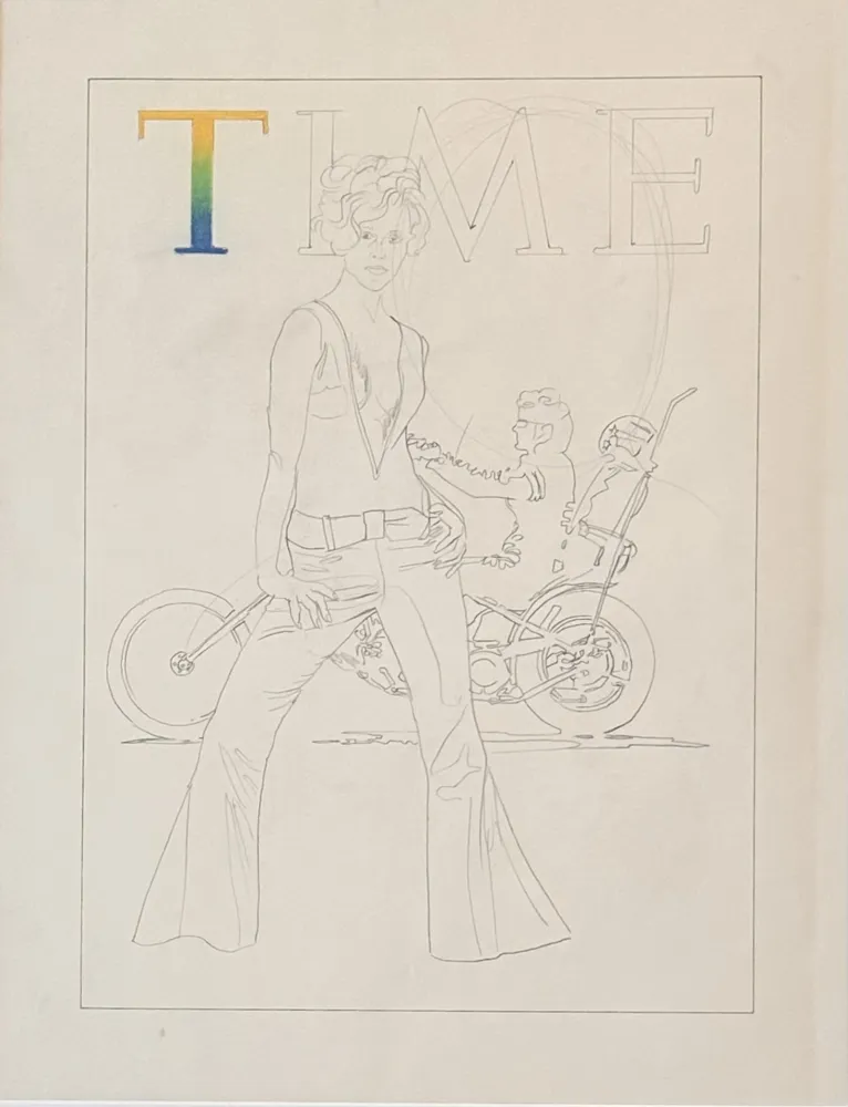 Multiplo Ramos - Study for Fonda: Sketch #1 (TIME)