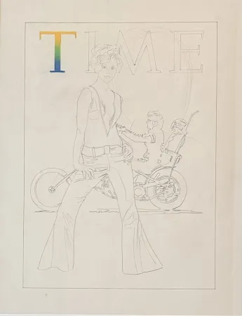 Multiplo Ramos - Study for Fonda: Sketch #1 (TIME)