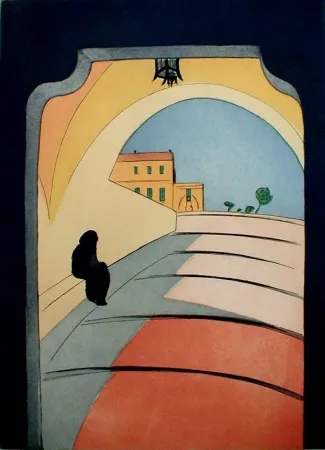 Incisione Rathbone - Entrance to Monaco