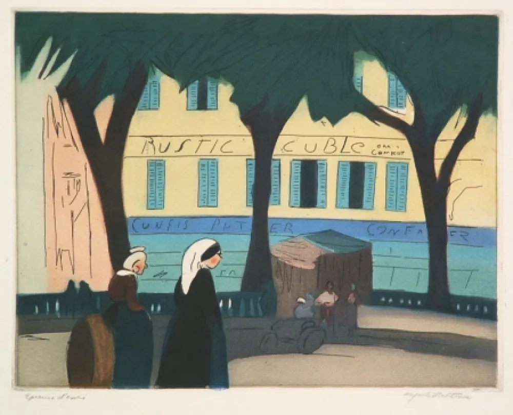 Incisione Rathbone - Marche de Nice