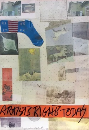 Litografia Rauschenberg - Artist's Rights Today