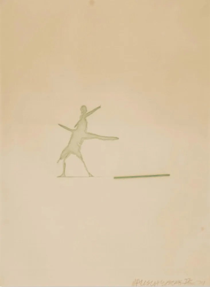 Multiplo Rauschenberg - Cunningham Relief (from the Merce Cunningham portfolio)