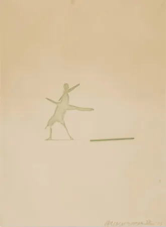 Multiplo Rauschenberg - Cunningham Relief (from the Merce Cunningham portfolio)