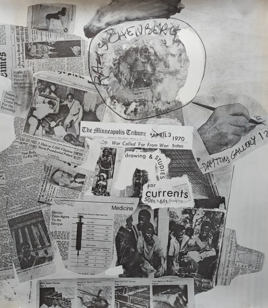 Litografia Rauschenberg - Dayton's Gallery 12, 1970.  