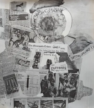 Litografia Rauschenberg - Dayton's Gallery 12, 1970.  