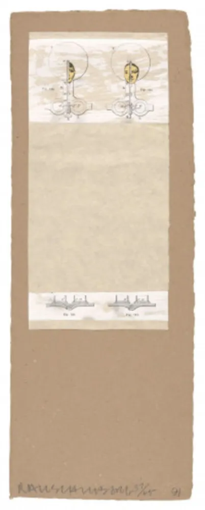 Multiplo Rauschenberg - Plate I, from Shirtboards Morocco, Italy '52 Portfolio