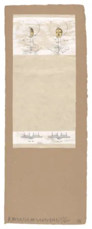 Multiplo Rauschenberg - Plate I, from Shirtboards Morocco, Italy '52 Portfolio