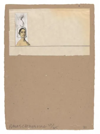 Multiplo Rauschenberg - Plate III, from Shirtboards Morocco, Italy '52 Portfolio