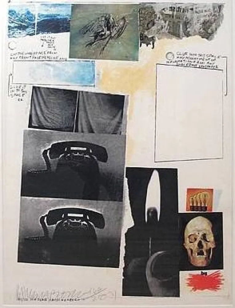 Serigrafia Rauschenberg - Poster for Peace