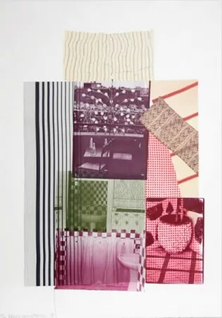 Litografia Rauschenberg - Pre-Morocco