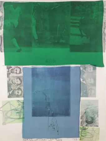 Serigrafia Rauschenberg - Shoot from the Main Stem