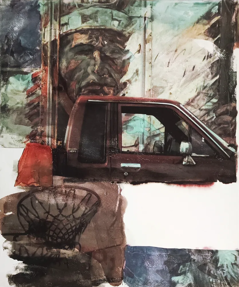Litografia Rauschenberg - Untitled