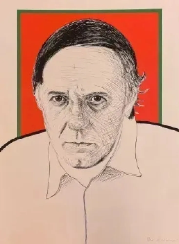 Serigrafia Raveel - Autoportrait