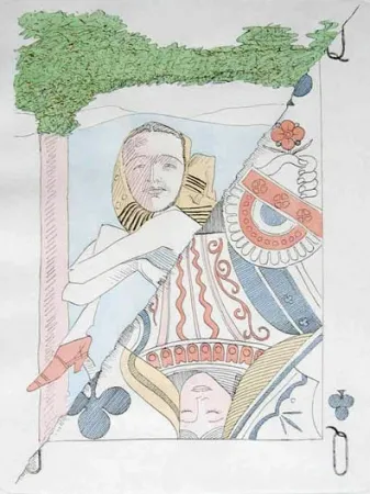 Acquatinta Ray - Dame de Trefle