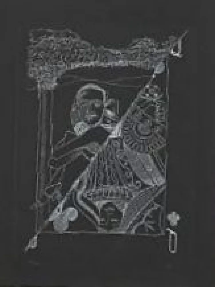 Acquatinta Ray - Dame de Trefle II