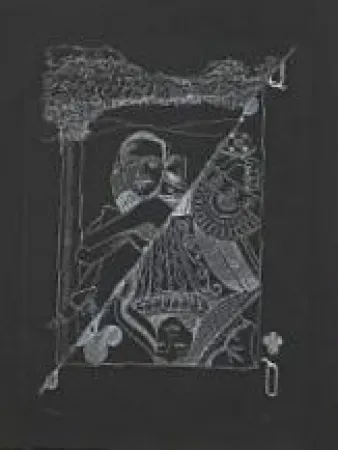 Acquatinta Ray - Dame de Trefle II