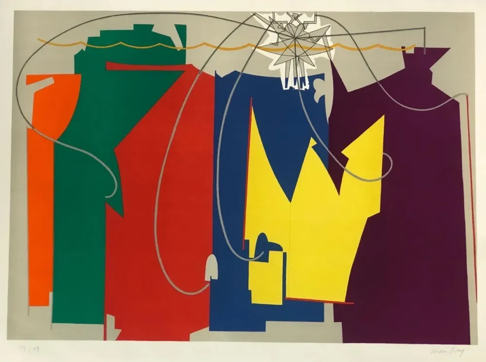 Litografia Ray - Danza Di corda