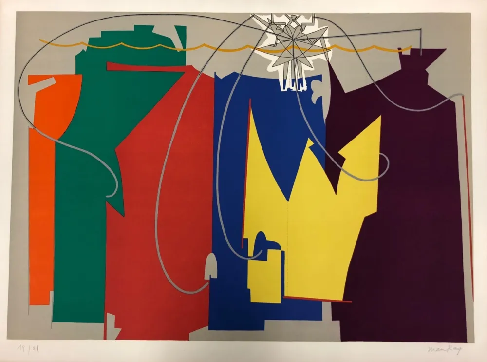 Litografia Ray - Danza Di Corda