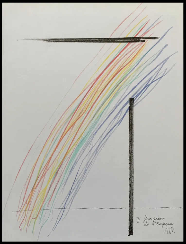 Litografia Ray - Invasion de l'espace 