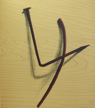 Non Tecnico Ray - Lithographie sur vélin d'Arches. 1973. 